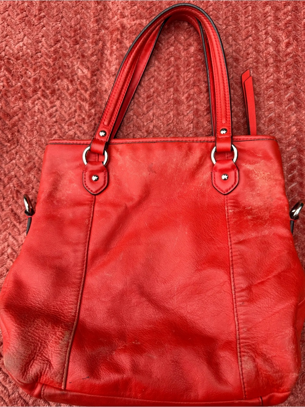Coach orange Leather crossbody see below for wear and tear F28901 - Picture 3 of 6